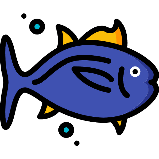 Tuna fish aquatic animals icon