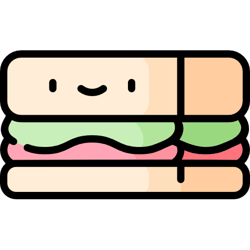 Sandwich snack meal food and restaurant icon