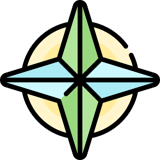 Compass cursor orientation direction icon