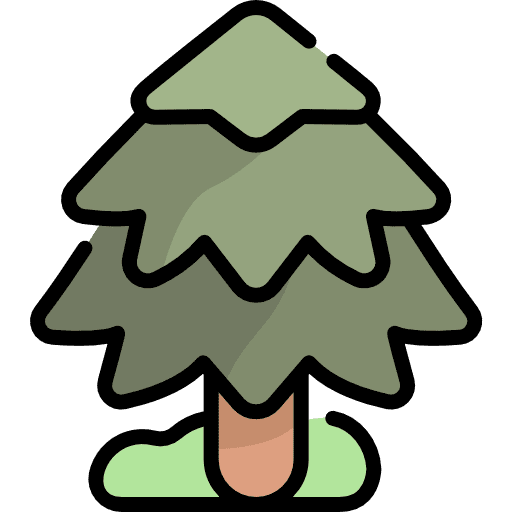 Tree yard forest garden icon