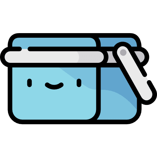 Ice box box food and restaurant ice cubes icon