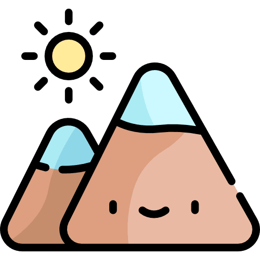 Mountain mountain view nature landscape icon