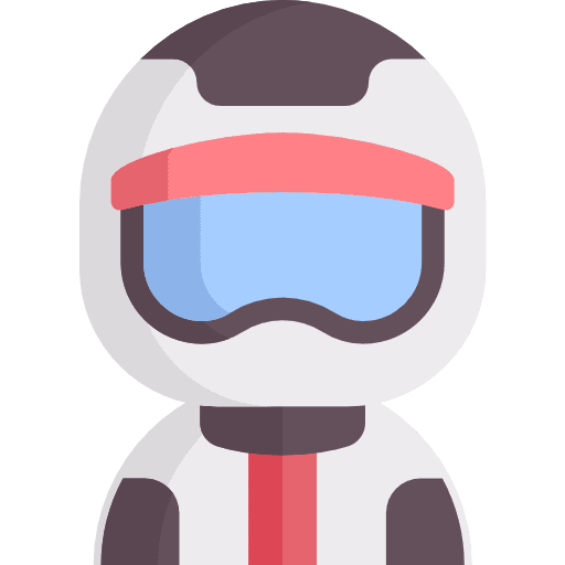 Motorcyclist sports and competition sport athletic icon