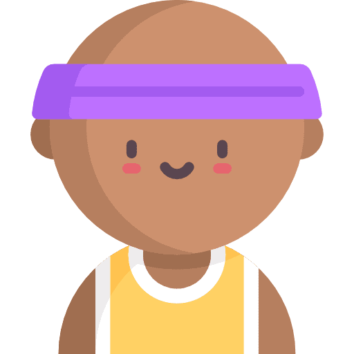 Basketball person sports and competition avatar icon