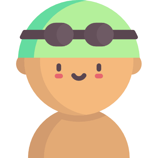Swimmer person player athletic icon