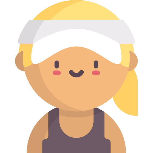 Tennis player sporty sports and competition athlete icon