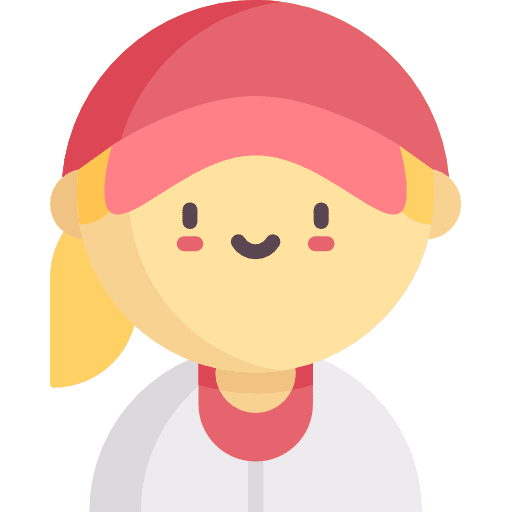 Baseball player woman baseball player player icon