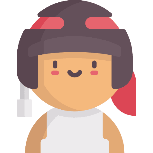 Driver person player sports and competition icon