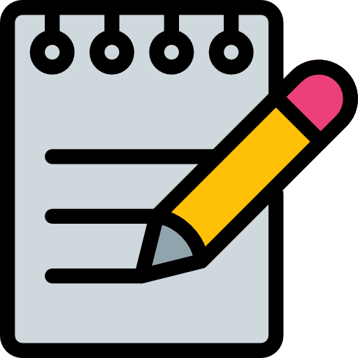 Notes interface writing tool miscellaneous icon
