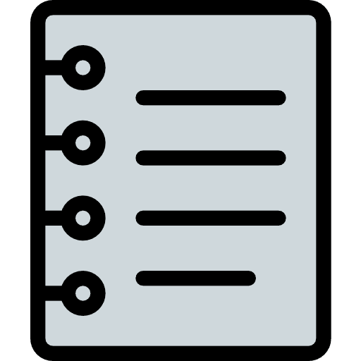 Notes notes notebook miscellaneous icon