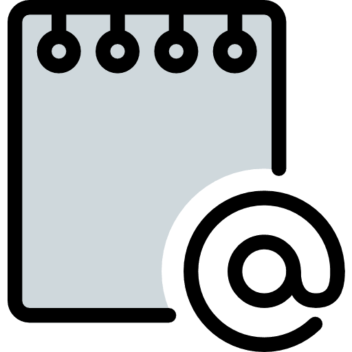 Notes notebook writing writing tool icon