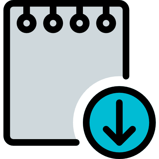 Notes writing tool writing notebook icon