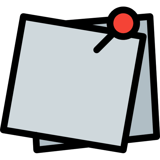 Notes interface writing notes icon