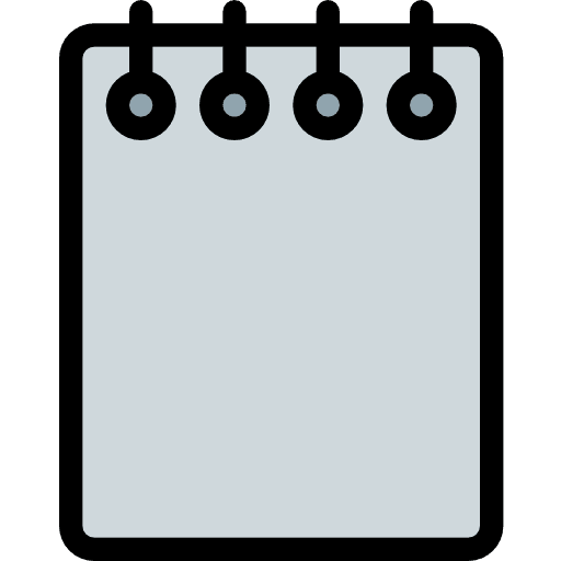 Notes miscellaneous tools and utensils writing icon