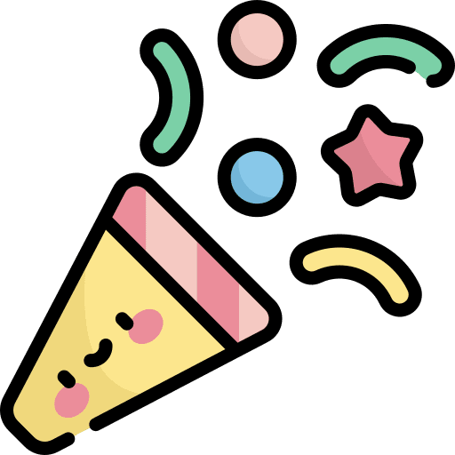 Confetti xmas confetti christmas icon