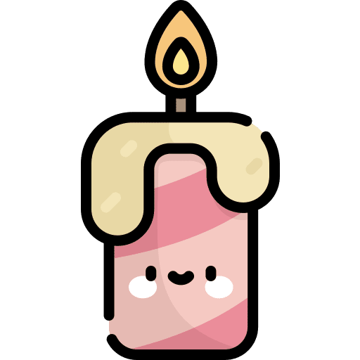 Candle party bithday candle icon