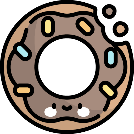 Donut baker bakery sugar icon