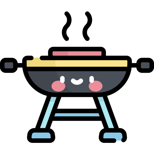 Grill cook grilled barbacue icon