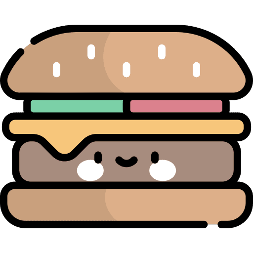 Hamburger junk food food and restaurant food icon