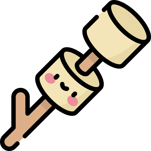 Marshmallow sugar food and restaurant dessert icon