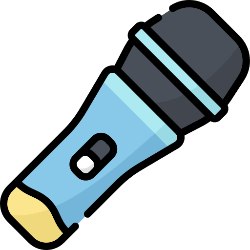 Microphone song tool microphone icon
