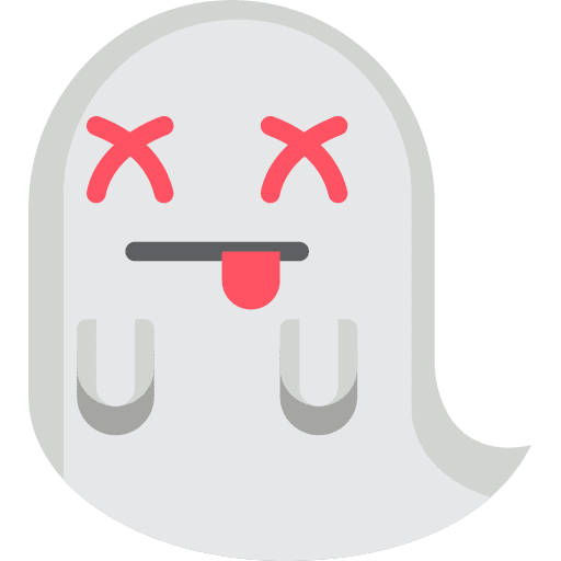 Ghost halloween spooky fear icon