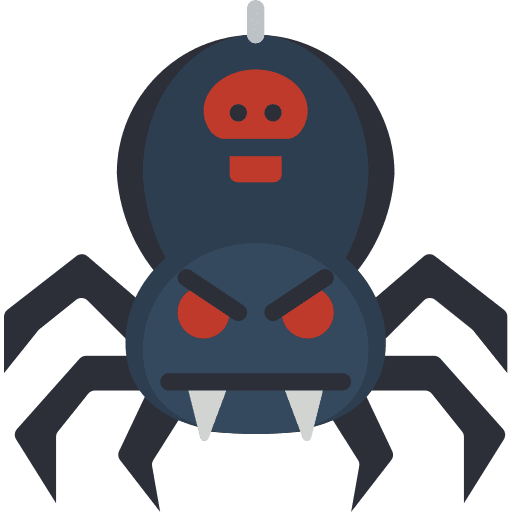 Spider halloween animals insect icon