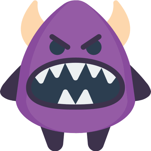 Devil demon terror spooky icon