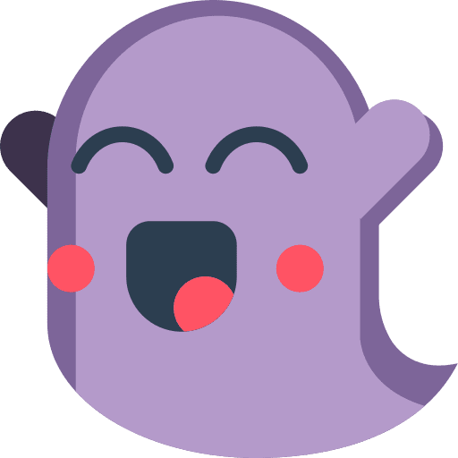 Ghost happy fear horror icon