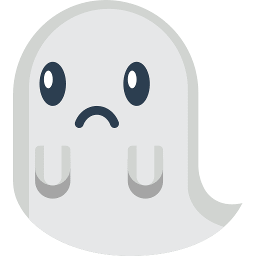 Ghost horror spooky terror icon