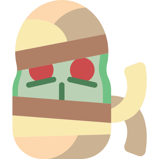 Mummy horror fear terror icon