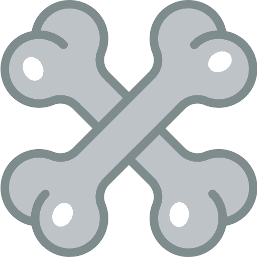 Bone crossed bone halloween icon