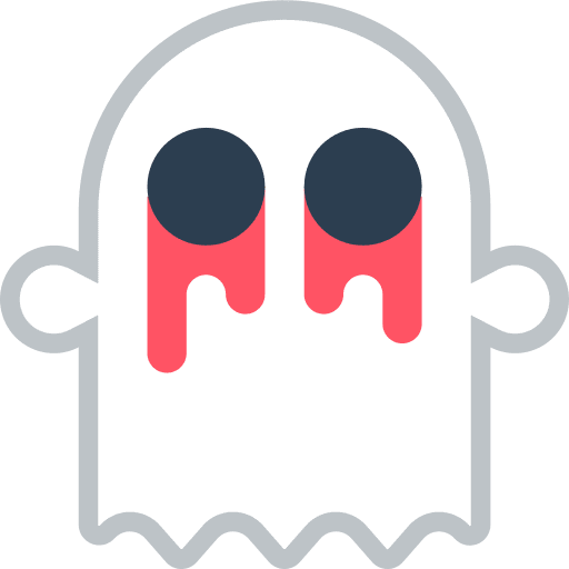 Ghost scary terror spooky icon