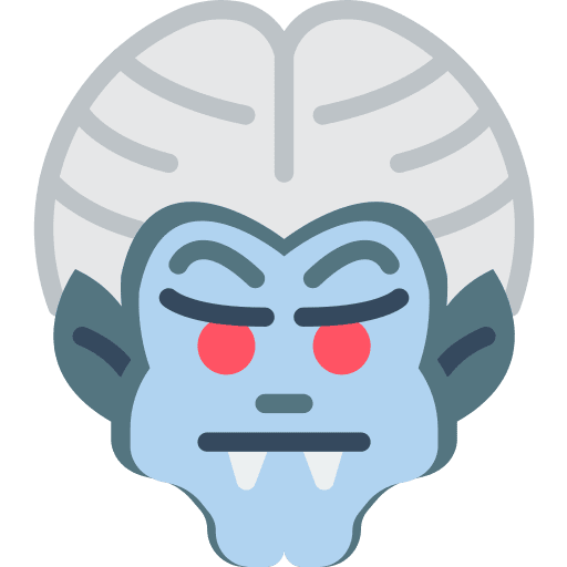 Vampire horror fear vampire icon
