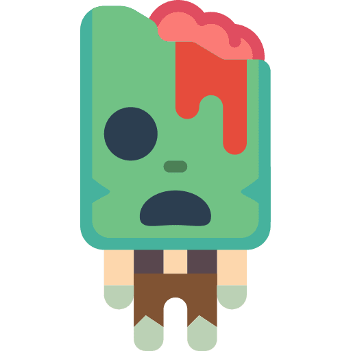 Zombie scary horror zombie icon
