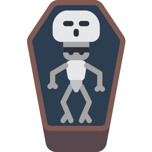 Coffin halloween coffin death icon