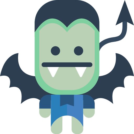 Devil halloween spooky scary icon