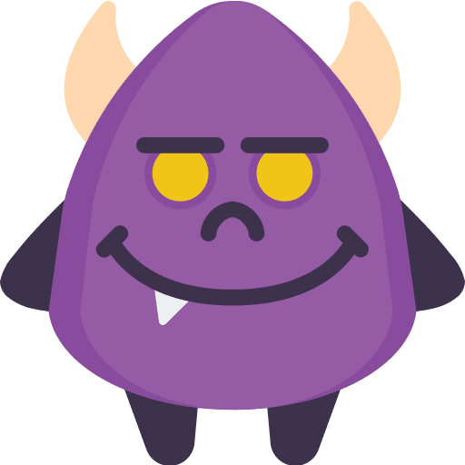 Devil horror spooky fear icon