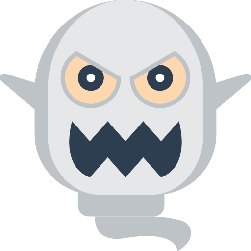 Ghost paranormal halloween spooky icon