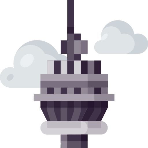 Cn tower architecture and city toronto tourism icon