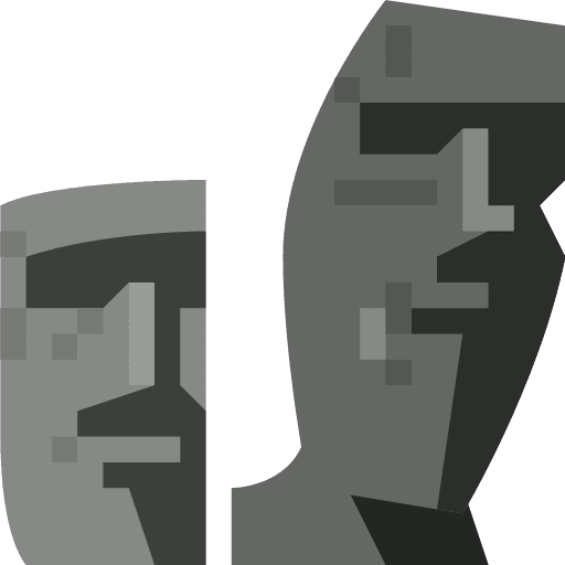 Moai architecture landmark easter island icon