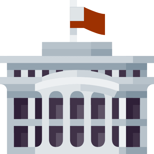 White house monument president white house icon