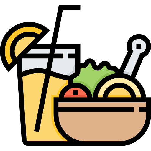 Dinner bowl food food and restaurant icon