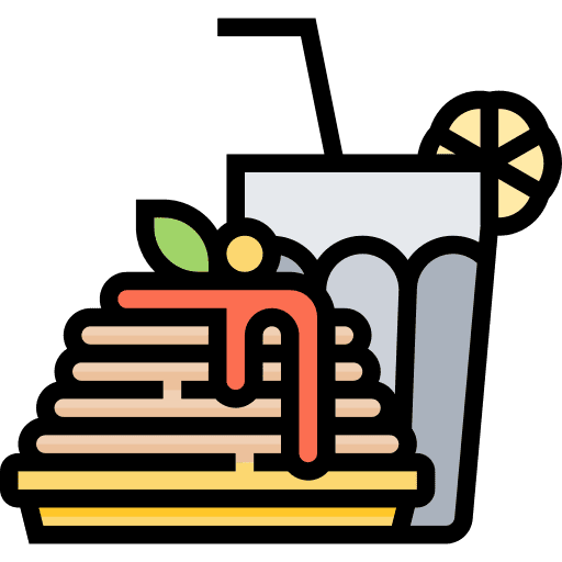 Crepe food and restaurant crepe food icon