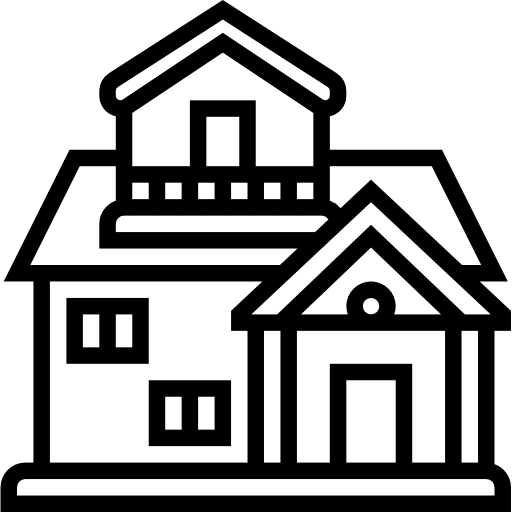 Architecture house building architecture and city icon