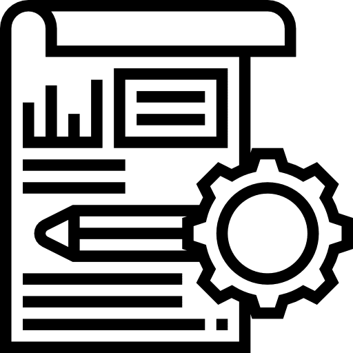 Design project file construction and tools icon