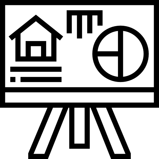 Planning blueprint planning statistics icon