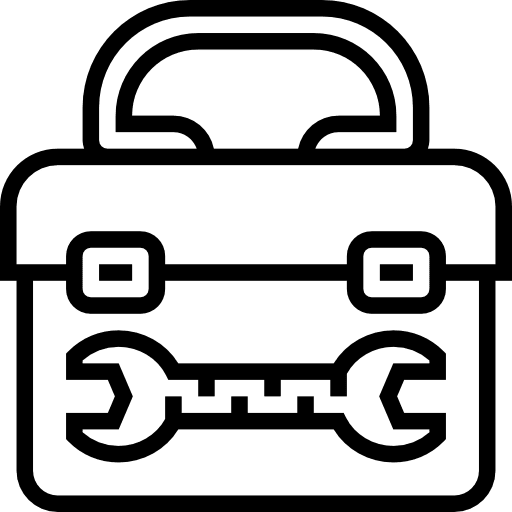 Toolbox repair tool construction carpentry icon