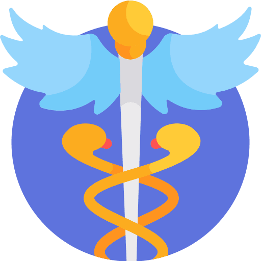 Caduceus symbol healthcare and medical cultures icon
