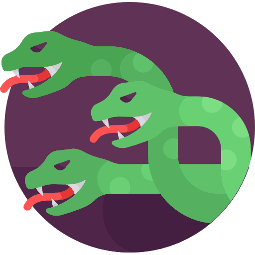 Hydra mythology hydra character icon